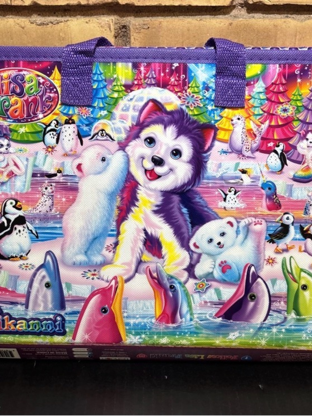 Lisa Frank Tikanni Colorful Portfolio Binder With Pockets